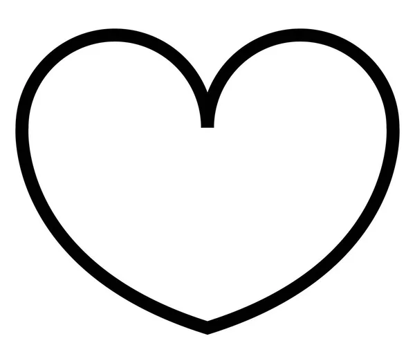 白色背景上的心脏图标 — 图库矢量图片