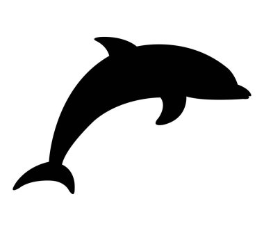 Yunus simgesi beyaz arka plan üzerinde