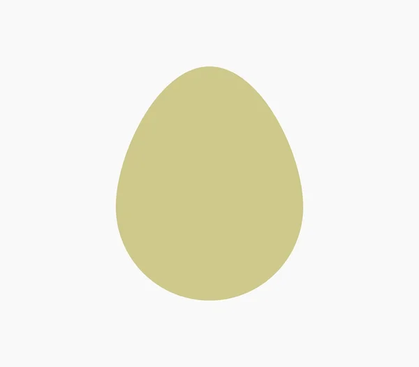 Значок Яйца Белом Фоне — стоковый вектор
