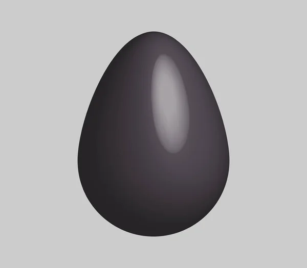 Εικονίδιο Αυγό Άσπρο Φόντο — Διανυσματικό Αρχείο