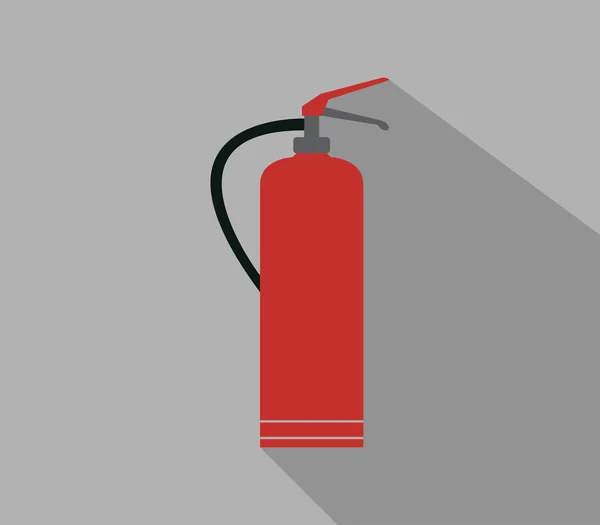 Extintor Incendios Sobre Fondo Blanco — Vector de stock