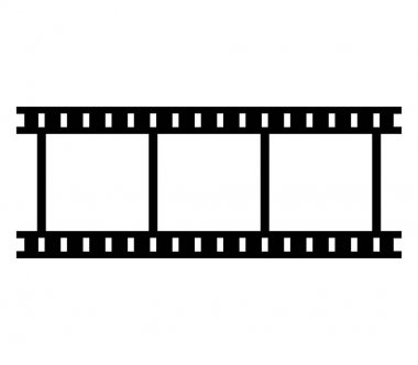 filmstreep simgesi beyaz arka plan üzerinde