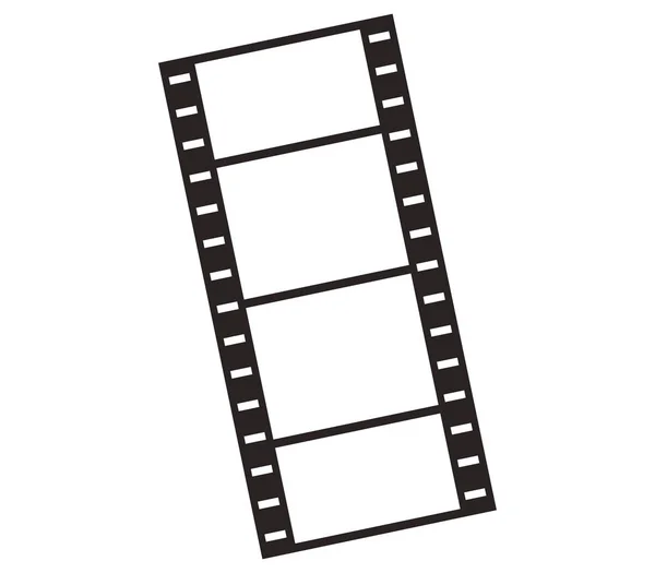Иконка Filmstreep Белом Фоне — стоковый вектор