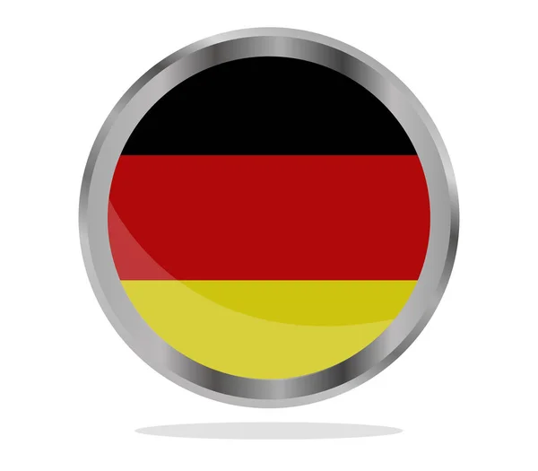 Flaga Niemiec Flagą — Wektor stockowy