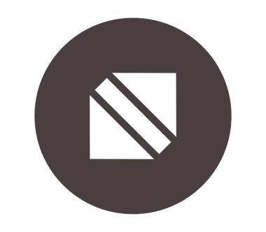 Beyaz arkaplanda ok simgesi