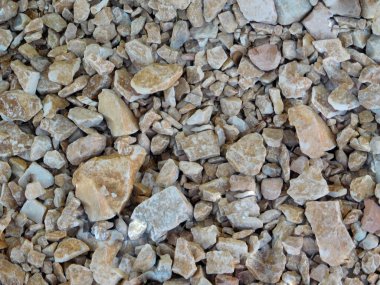 Açık havada taşların dokusu