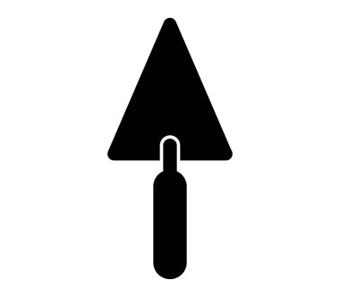 Beyaz arkaplanda mala simgesi