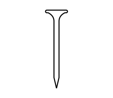 Beyaz arkaplanda tırnak simgesi