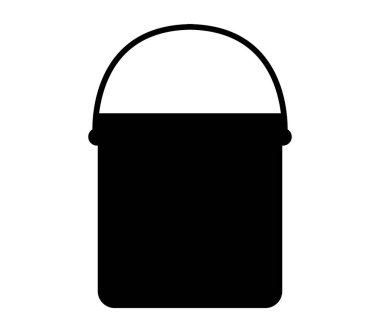 Beyaz arka plan üstünde kova kutsal kişilerin resmi