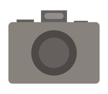 Beyaz arkaplanda kamera simgesi