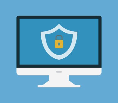 arka plan üzerinde güvenli pc