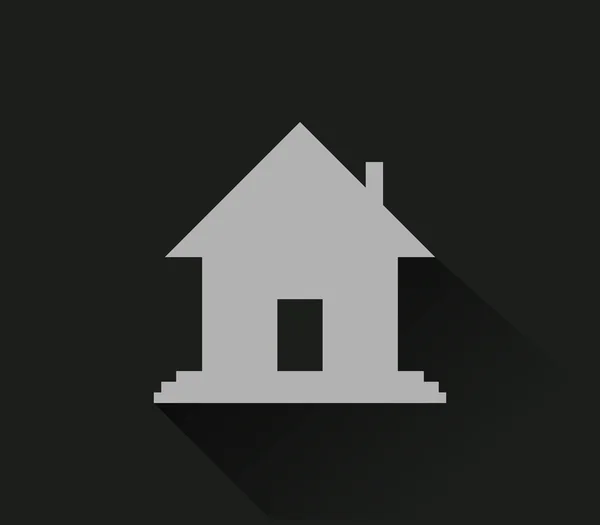 白色背景下的销售房子图标 — 图库矢量图片