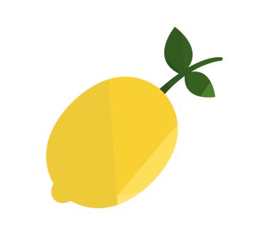 beyaz zemin üzerine limon simgesi