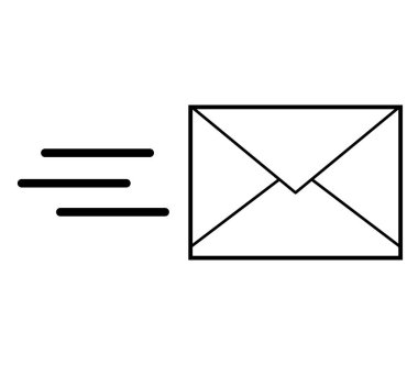 simge Gönder posta beyaz arka plan