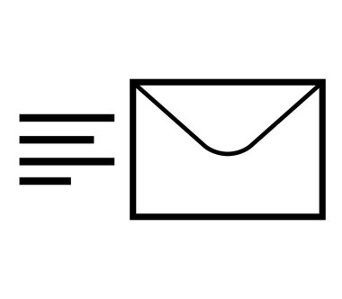 simge Gönder posta beyaz arka plan