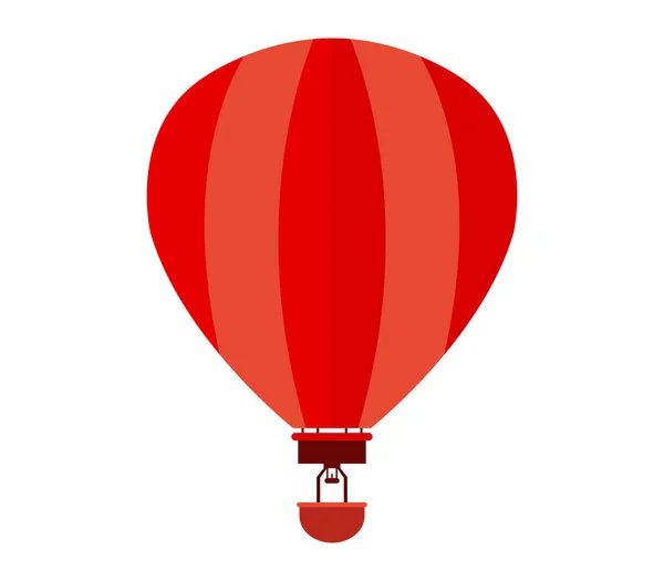 Εικόνα Μπαλόνι Θερμού Αέρα Λευκό Φόντο — Διανυσματικό Αρχείο
