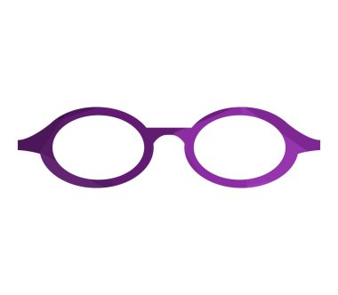 gözlük simgesi beyaz arka plan üzerinde