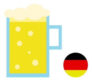 Beyaz arkaplanda bira sabıka simgesi