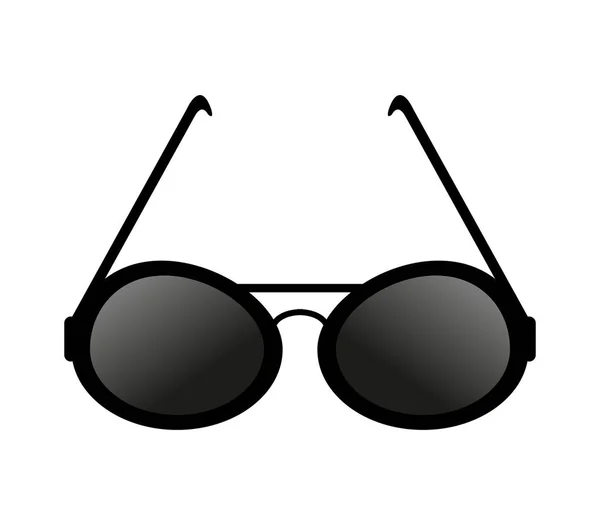 Ikona Okularów Przeciwsłonecznych Białym Tle — Wektor stockowy