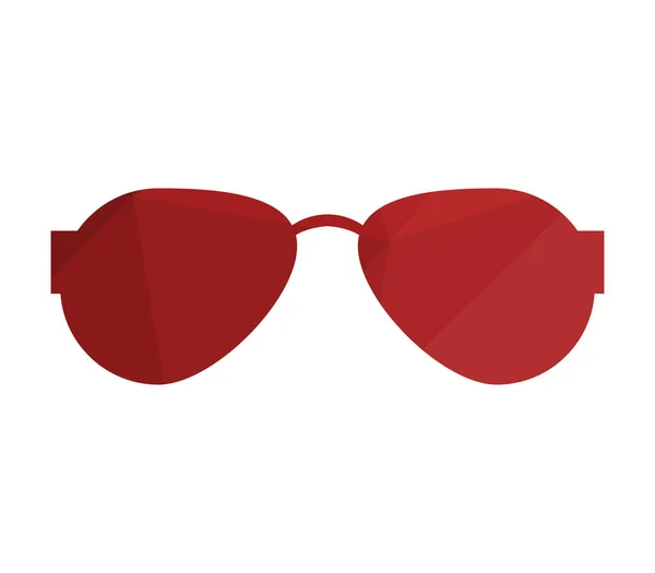 Icono Gafas Sobre Fondo Blanco — Vector de stock