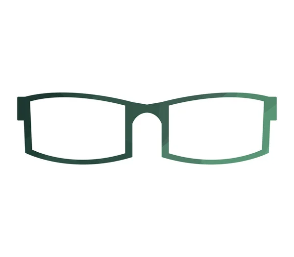 Szemüvegek Ikon Fehér Háttér — Stock Vector