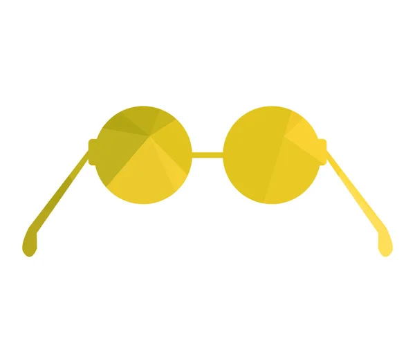 Icono Gafas Sobre Fondo Blanco — Vector de stock