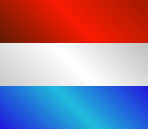 Σημαία Ολλανδίας Λευκό Φόντο — Διανυσματικό Αρχείο