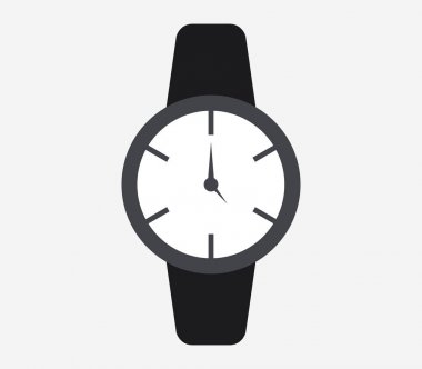 Kol saati simgesi beyaz arka plan üzerinde