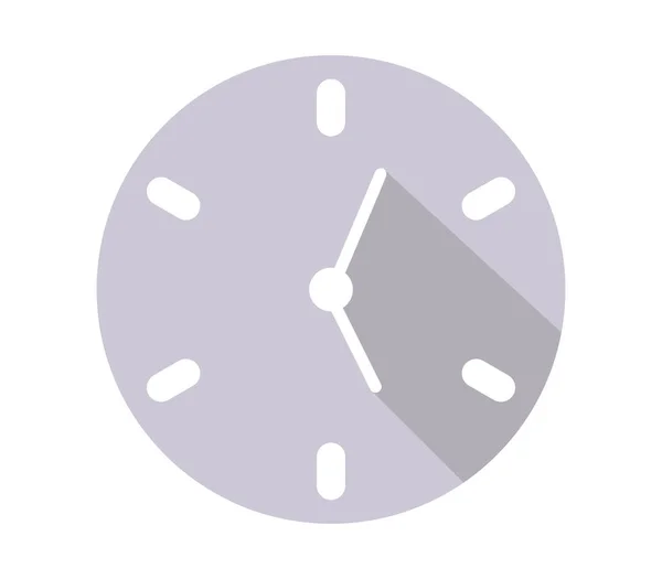 Clock Icon White Background — Stock Vector