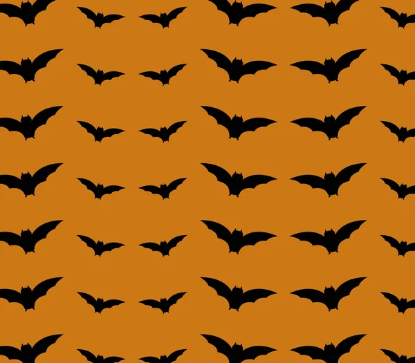 Halloween Vleermuizen Patroon Kleurrijke Achtergrond — Stockvector