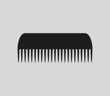 tarak simgesi beyaz arka plan üzerinde