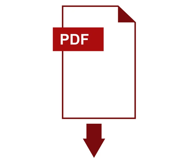 Pdf Μεταφορτώνει Λευκό Φόντο — Διανυσματικό Αρχείο