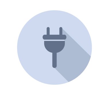 Beyaz arka plan üzerinde geçerli çıkış simgesini