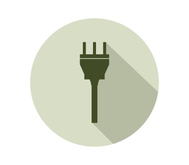 Beyaz arka plan üzerinde geçerli çıkış simgesini