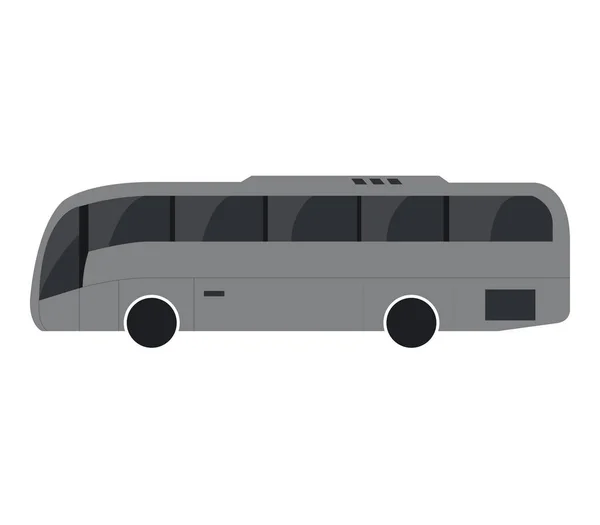Bus Icon White Background — Stock Vector