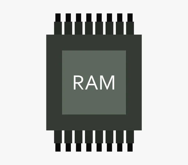 白色背景上的 Ram — 图库矢量图片