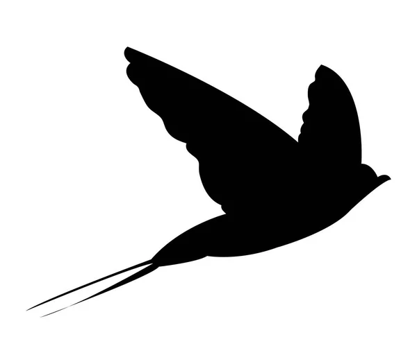 Swallow Icon White Background — Stock Vector