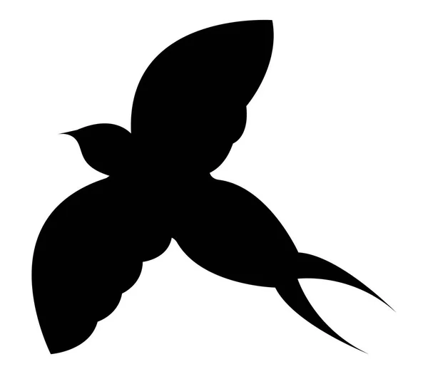 白色背景上的燕子图标 — 图库矢量图片