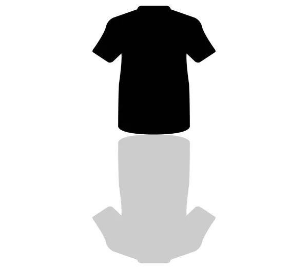 Icona Della Shirt Sfondo Bianco — Vettoriale Stock
