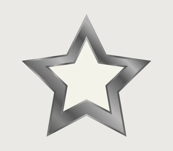 Иконка Звезды Белом Фоне — стоковый вектор