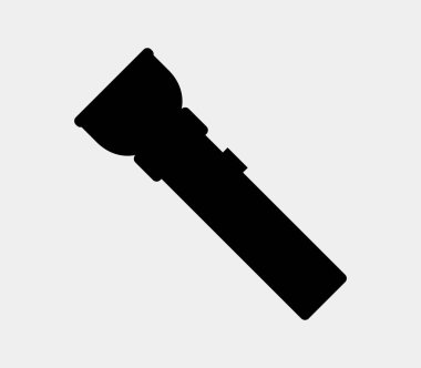 meşale simgesi beyaz arka plan üzerinde