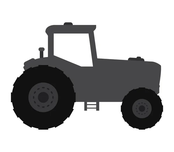 Traktor Symbol Auf Weißem Hintergrund — Stockvektor