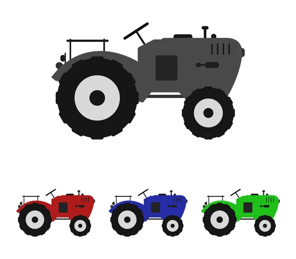 Traktor Symbol Auf Weißem Hintergrund — Stockvektor