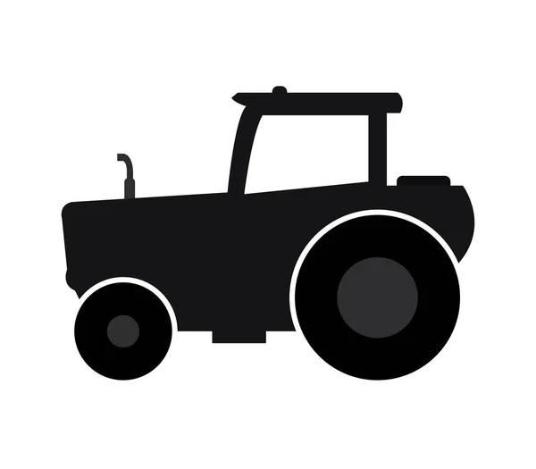 Traktor Symbol Auf Weißem Hintergrund — Stockvektor