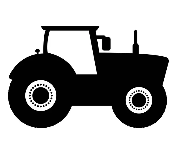 Traktor Symbol Auf Weißem Hintergrund — Stockvektor