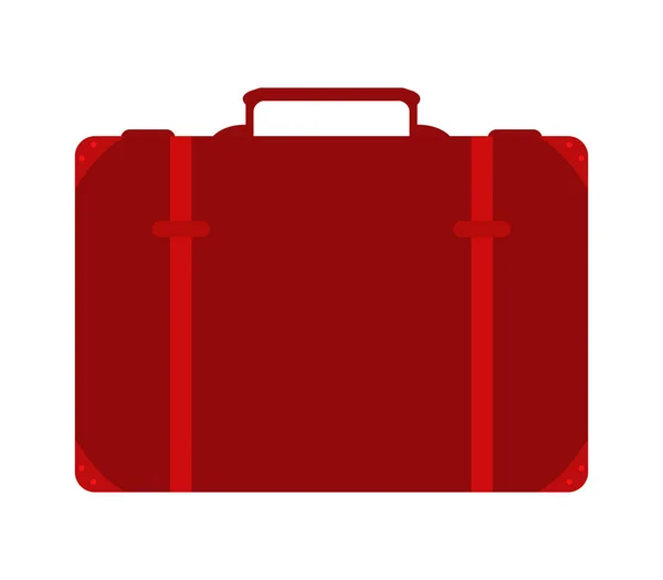 Arbeitskoffer Symbol Auf Weißem Hintergrund — Stockvektor