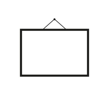 Blackboard simgesi beyaz arka plan üzerinde