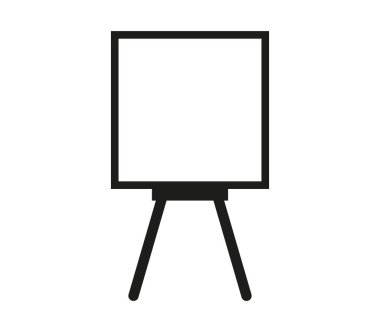 Blackboard simgesi beyaz arka plan üzerinde