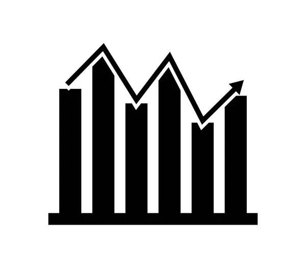 Analytisches Symbol Auf Weißem Hintergrund — Stockvektor