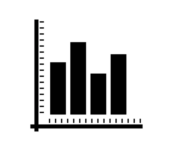 Analytisches Symbol Auf Weißem Hintergrund — Stockvektor